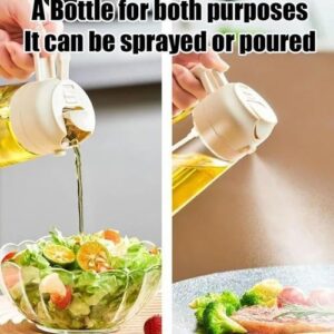 ২-ইন-১ তেল স্প্রেয়ার ও বোতল (চায়না থেকে আমদানিকৃত)