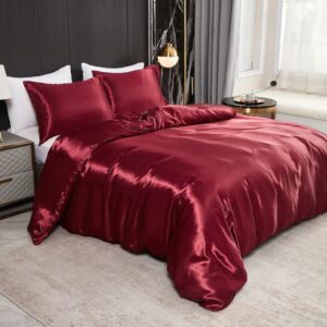 Satin Silk লেপ / Comforter / Duvet Cover - Red